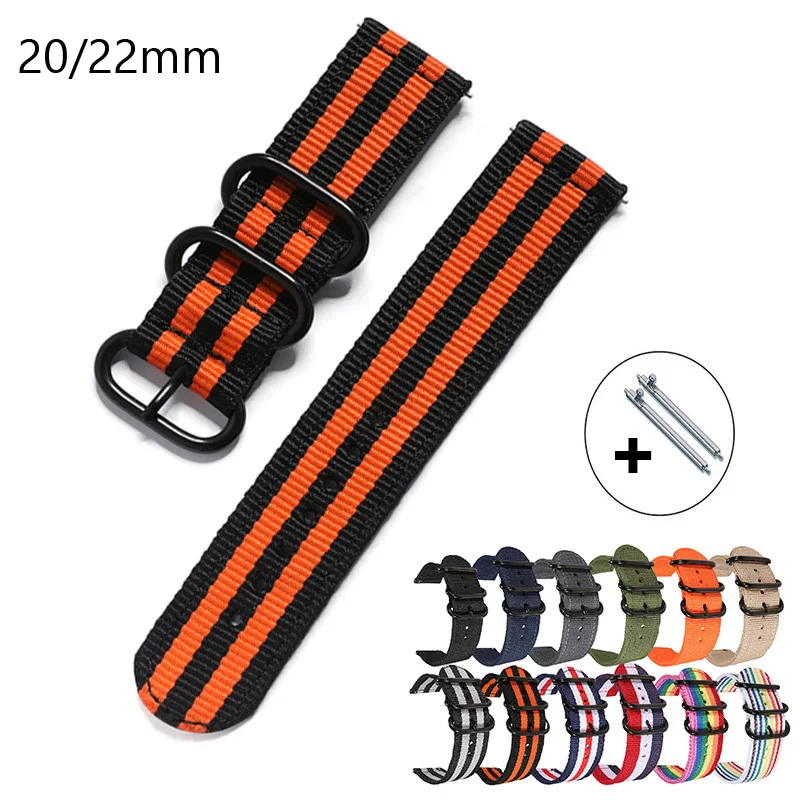 Smartwatch Army Watches For Men - Uniwersalny nylonowy pasek do zegarka 20mm
