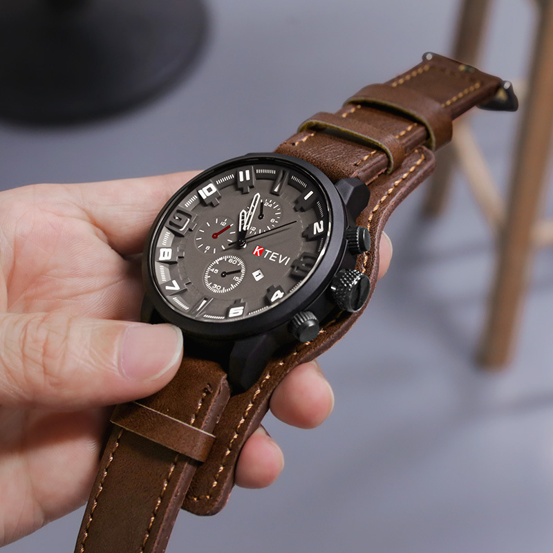 Solar Powered Watch - Retro męskie zegarki klasyczne luksusowe biznesowe