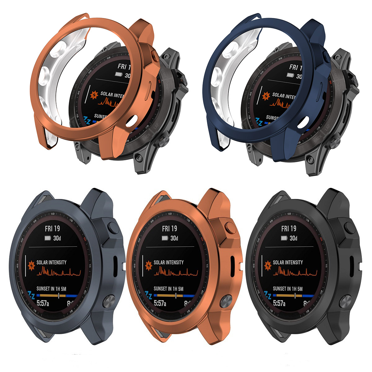 Solar Powered Watch - Pokrowiec ochronny na Garmin Fenix 7