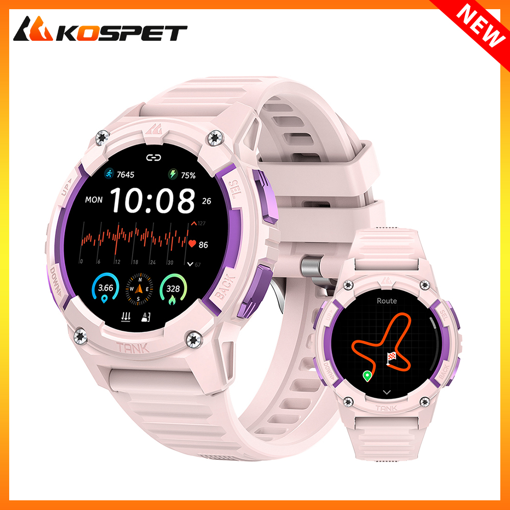 Smartwatch Digital Watches For Women - KOSPET TANK S2 GPS inteligentne zegarki