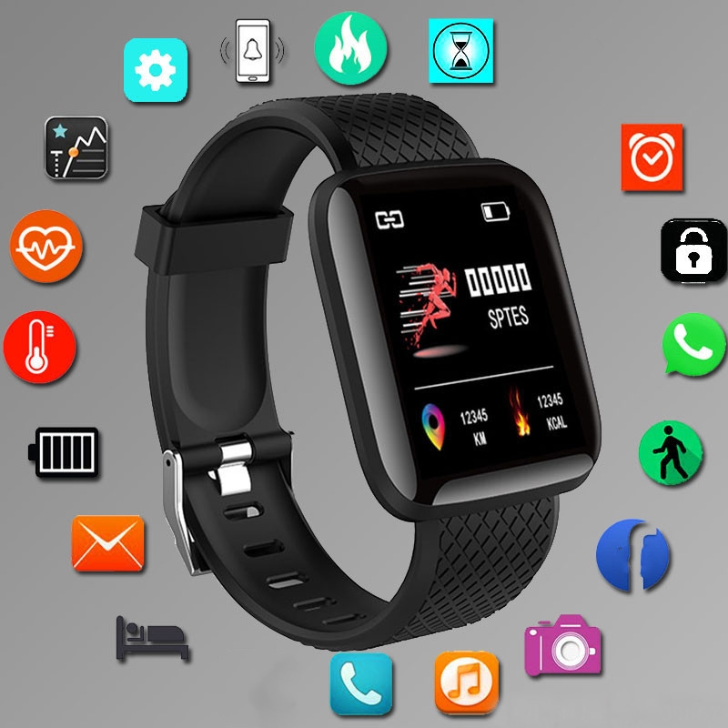Smartwatch Digital Watches For Women - Smartwatch Sportowy Bransoletka Fitness Sterowanie Muzyką