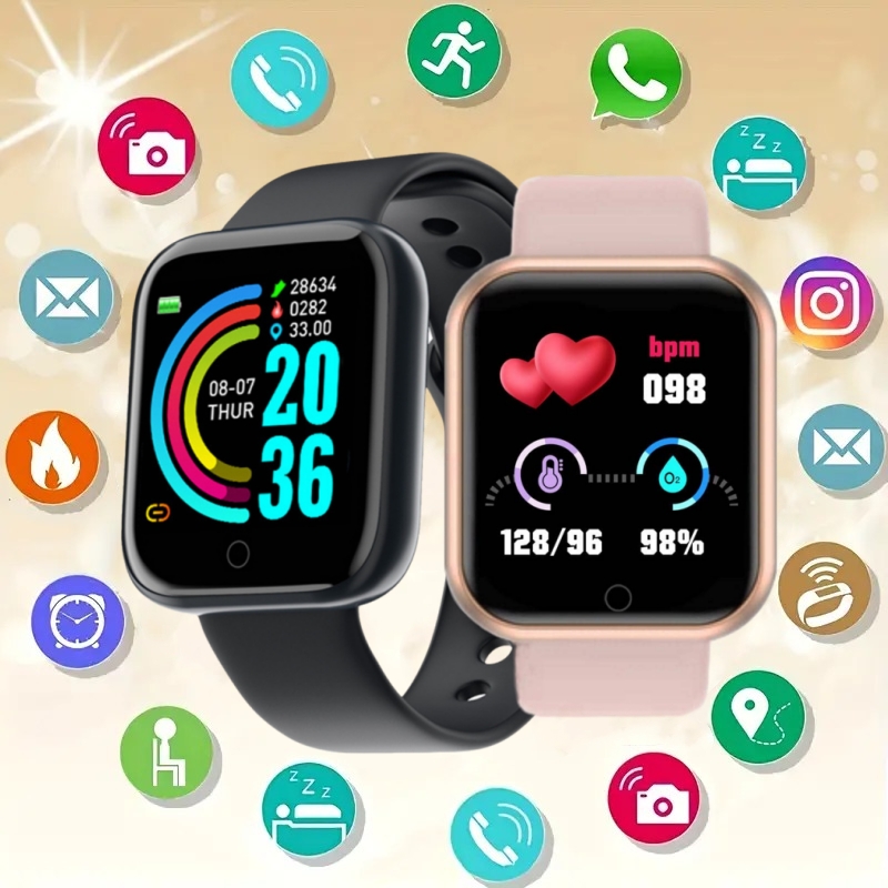 Smartwatch Digital Watches For Women - Inteligentny zegarek wiadomość przypomnienie kontrola muzyki