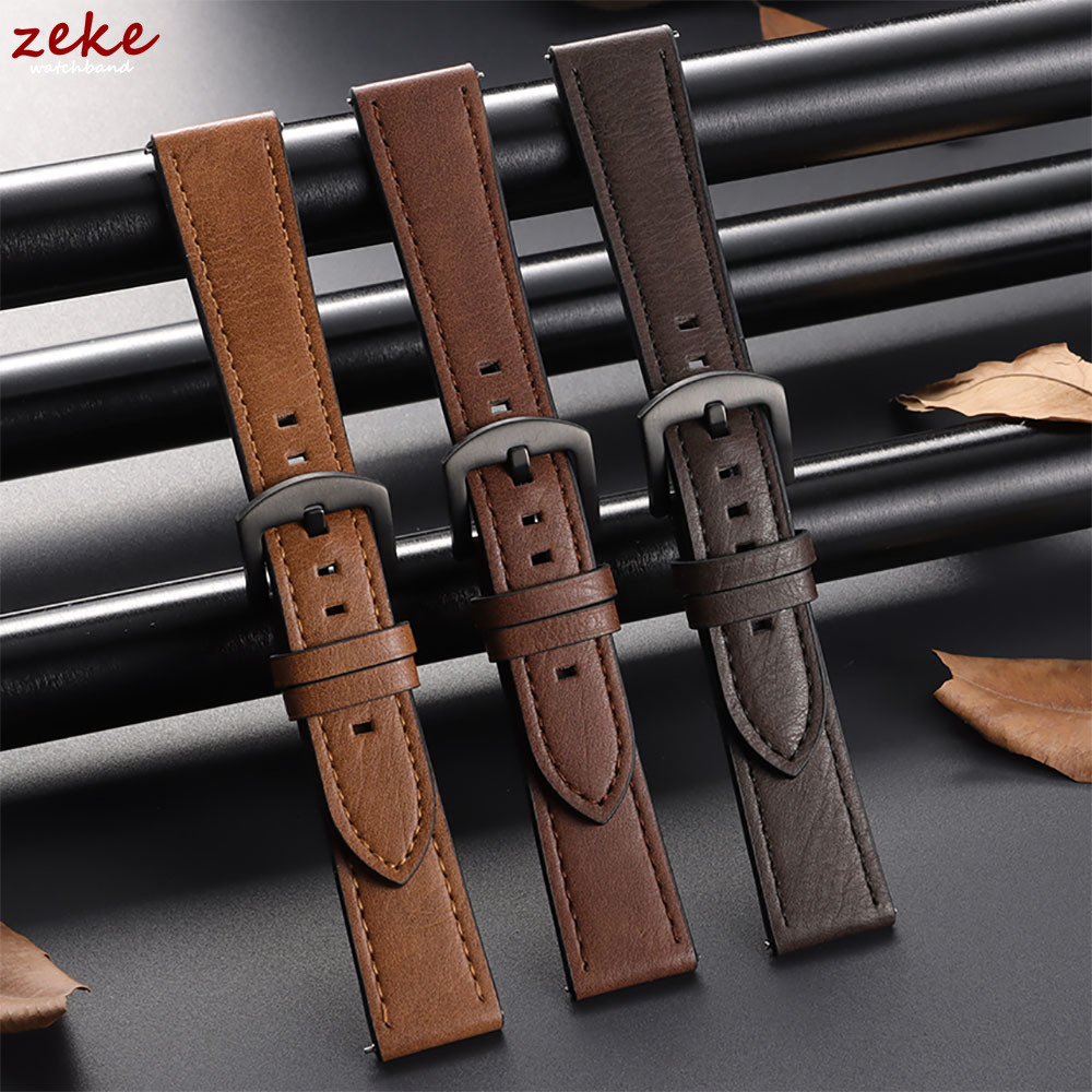 Omega Watches Smartwatch - Pasek skórzany 20/22 mm do Amazfit