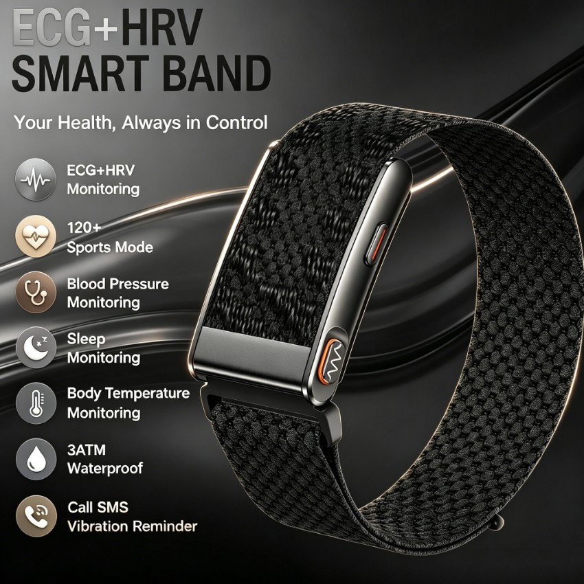 Smartwatch Health Watches - Inteligentna bransoletka 2026New ECG+HRV dla pielęgniarek,