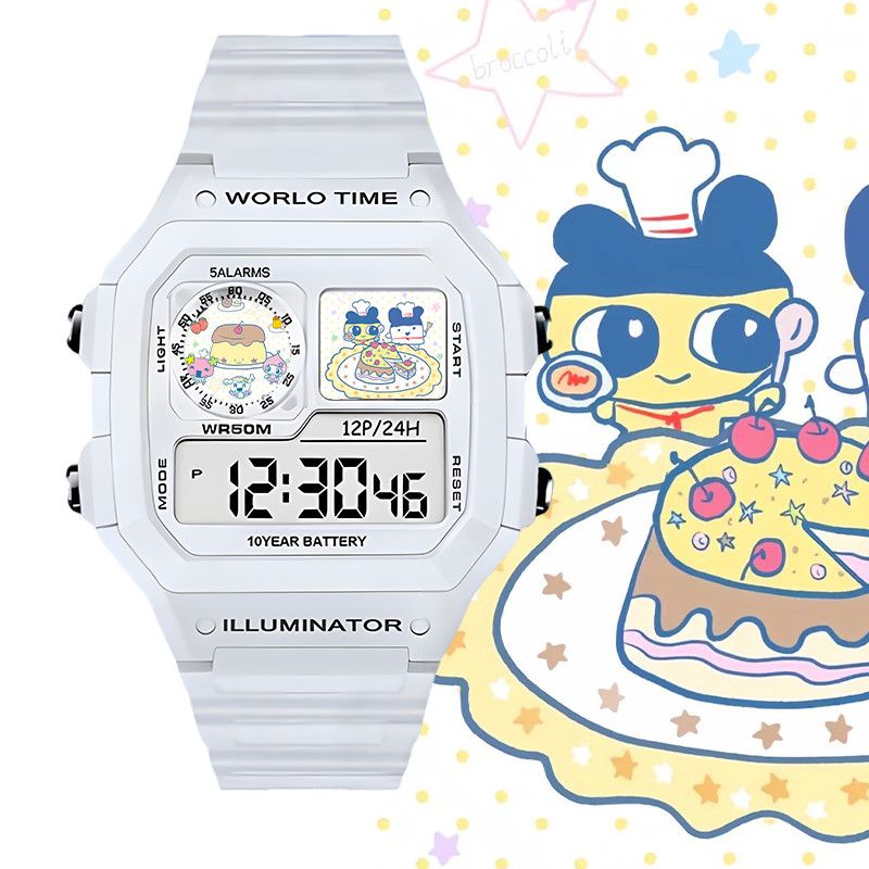 Smartwatch Watches Smart - Inteligentny zegarek elektroniczny Tamagotchi Big Mouth