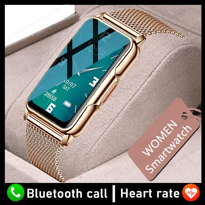 Smartwatch Ladies Watches Branded - LIGE damski inteligentny zegarek monitorowanie stanu