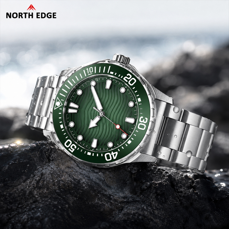 Solar Powered Watch - Zegarek nurkowy North Edge TRITON dla