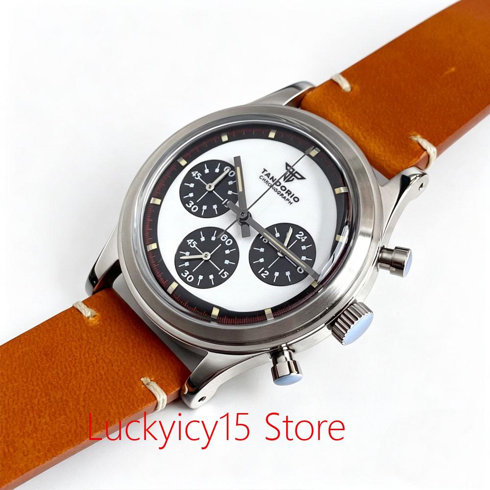 Vintage Digital Watch - Zegarki kwarcowe 38mm VK63 dla mężczyzn,