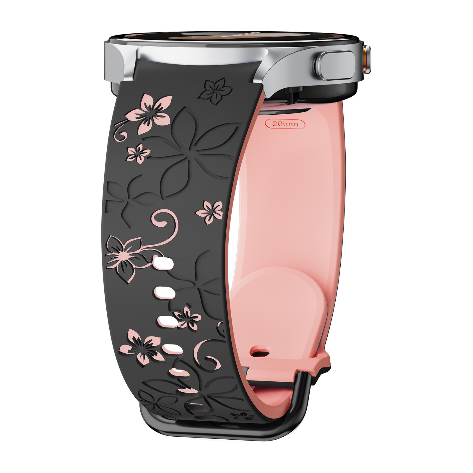 Smartwatch Samsung Watches For Women - Grawerowany silikonowy pasek do Samsung Galaxy