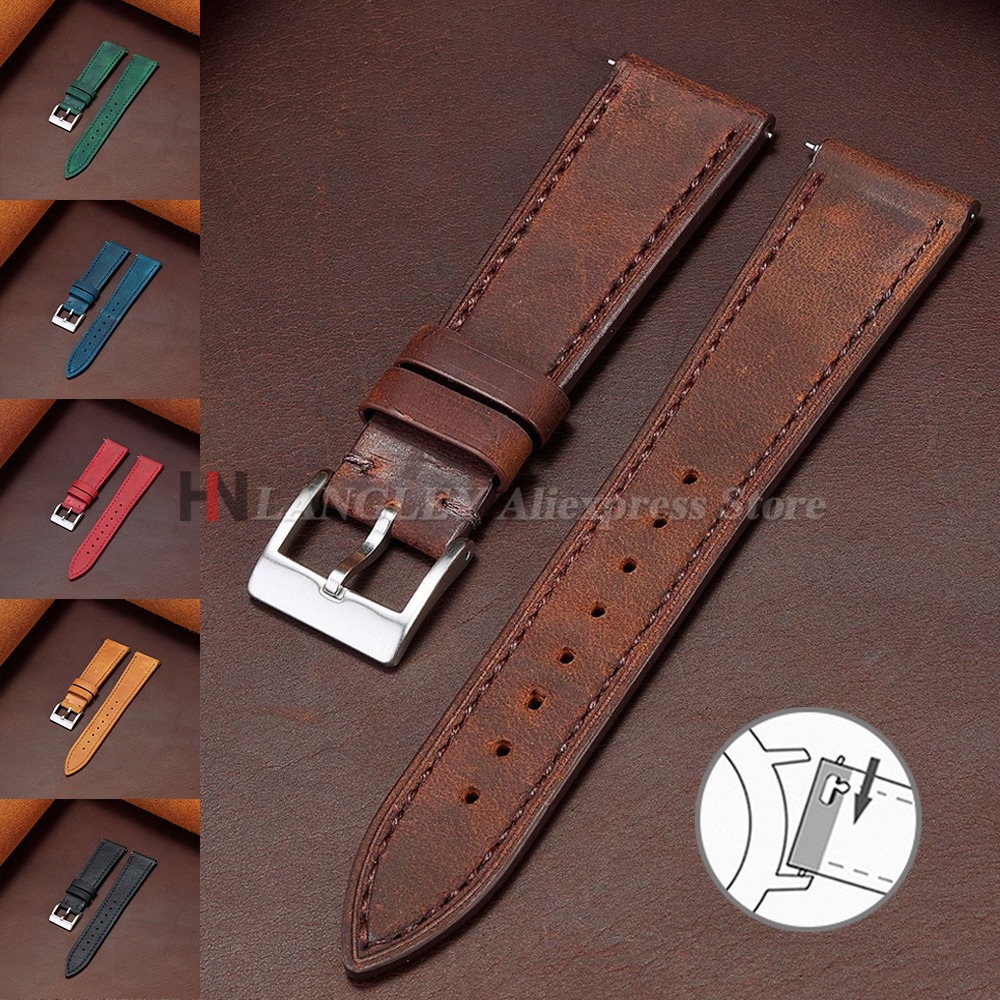 Smartwatch Vintage Watches For Women - Pasek do zegarka ze skóry bydlęcej