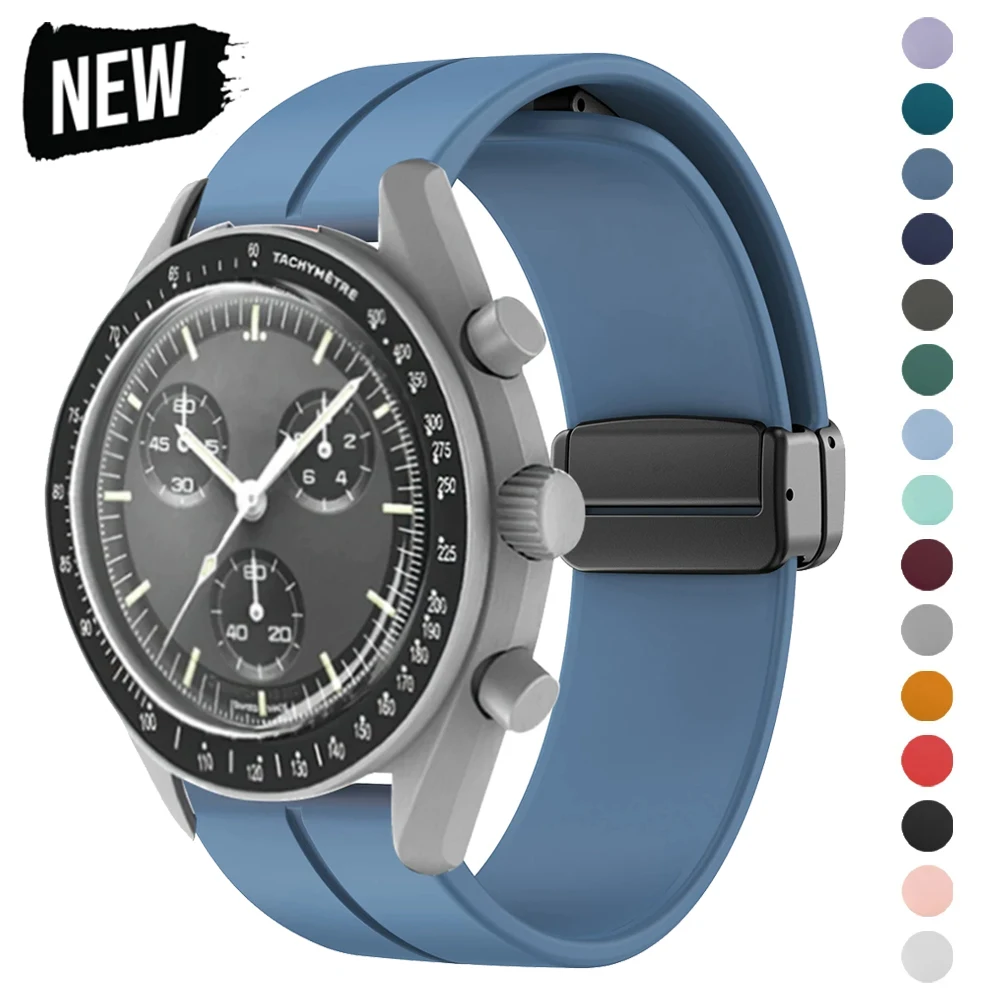 Watches Omega - Pasek silikonowy do zegarka Omega X
