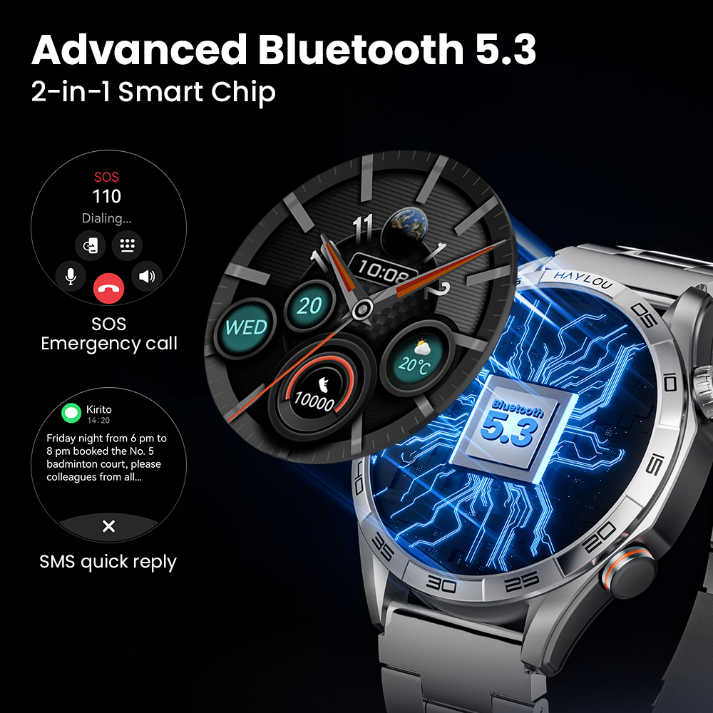 HAYLOU Solar 5 Smartwatch z fu – Smartwatch Health Watches recenzja i cena