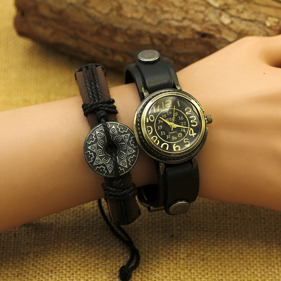 Antyczny brąz cyfrowy bransole – Vintage Digital Watch recenzja i cena