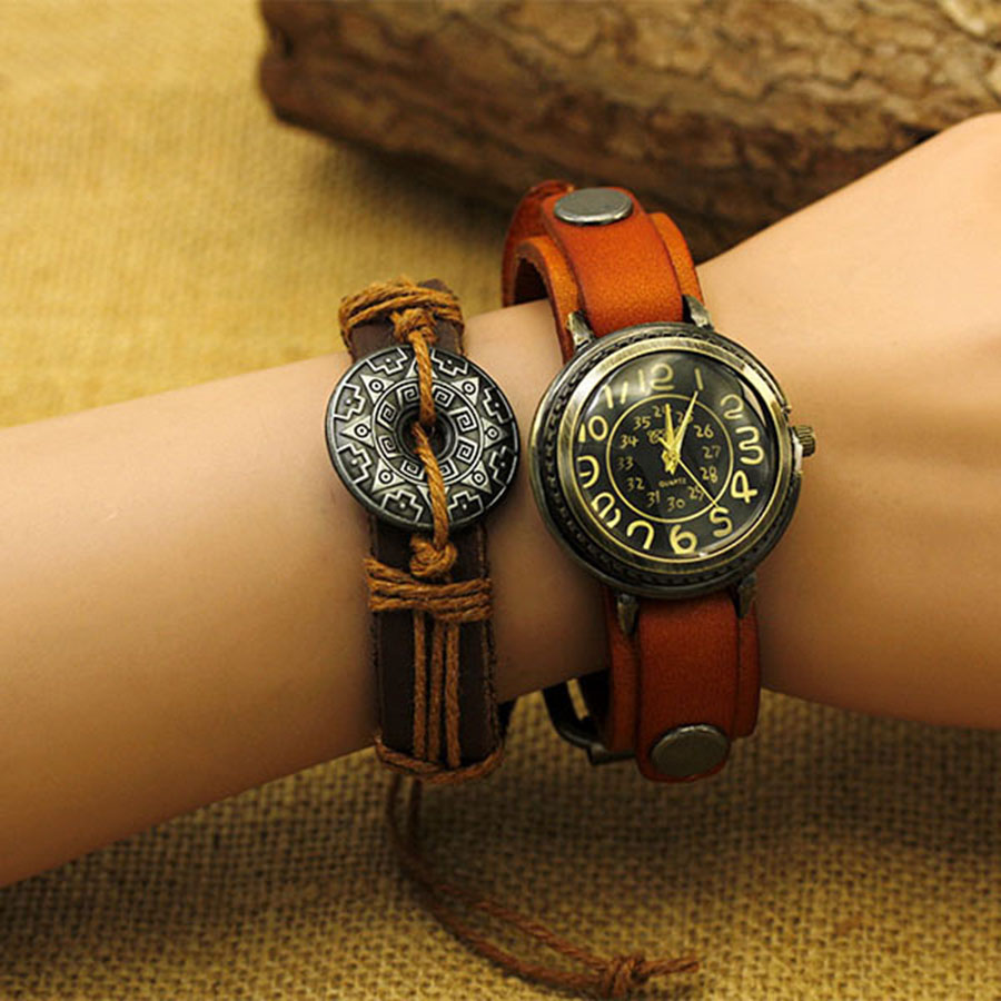 Antyczny brąz cyfrowy bransole – Vintage Digital Watch recenzja i cena