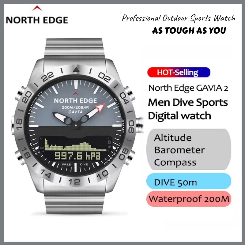 NORTH EDGE Luksusowy Męski Sma – Smartwatch Army Watches For Men recenzja i cena