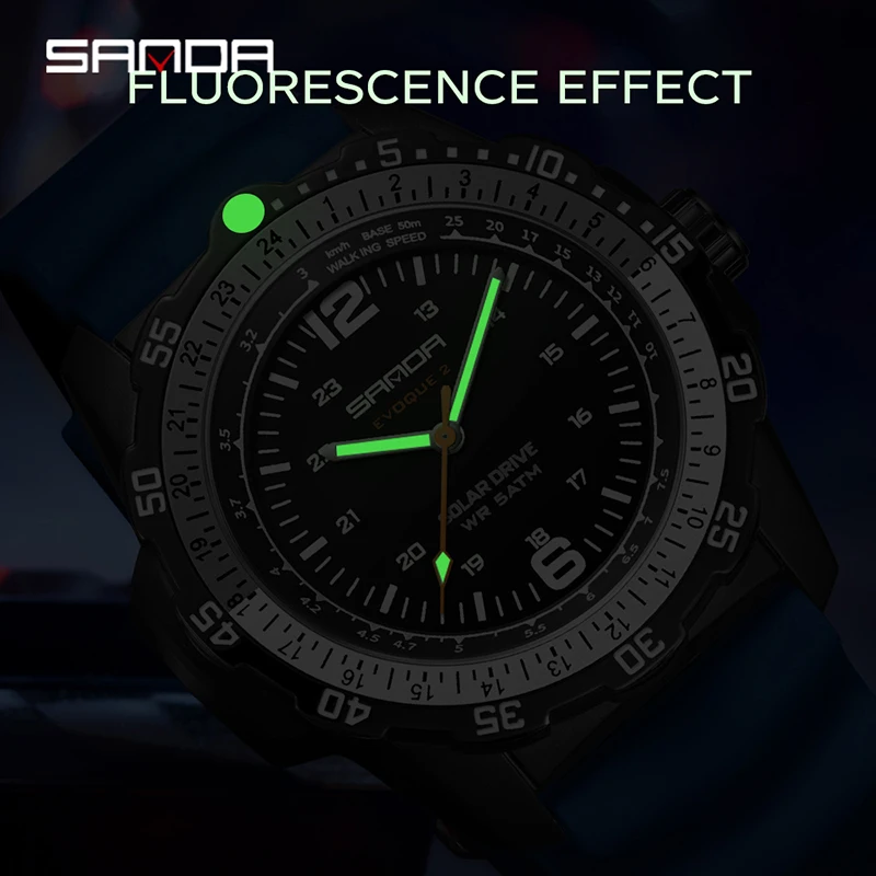 SANDA Nowy Luksusowy Męski Zeg – Solar Powered Watch recenzja i cena