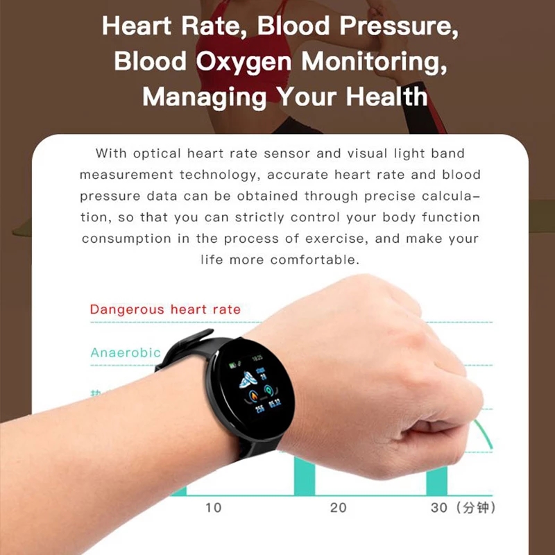 Inteligentny cyfrowy zegarek d – Smartwatch Digital Watches For Women recenzja i cena