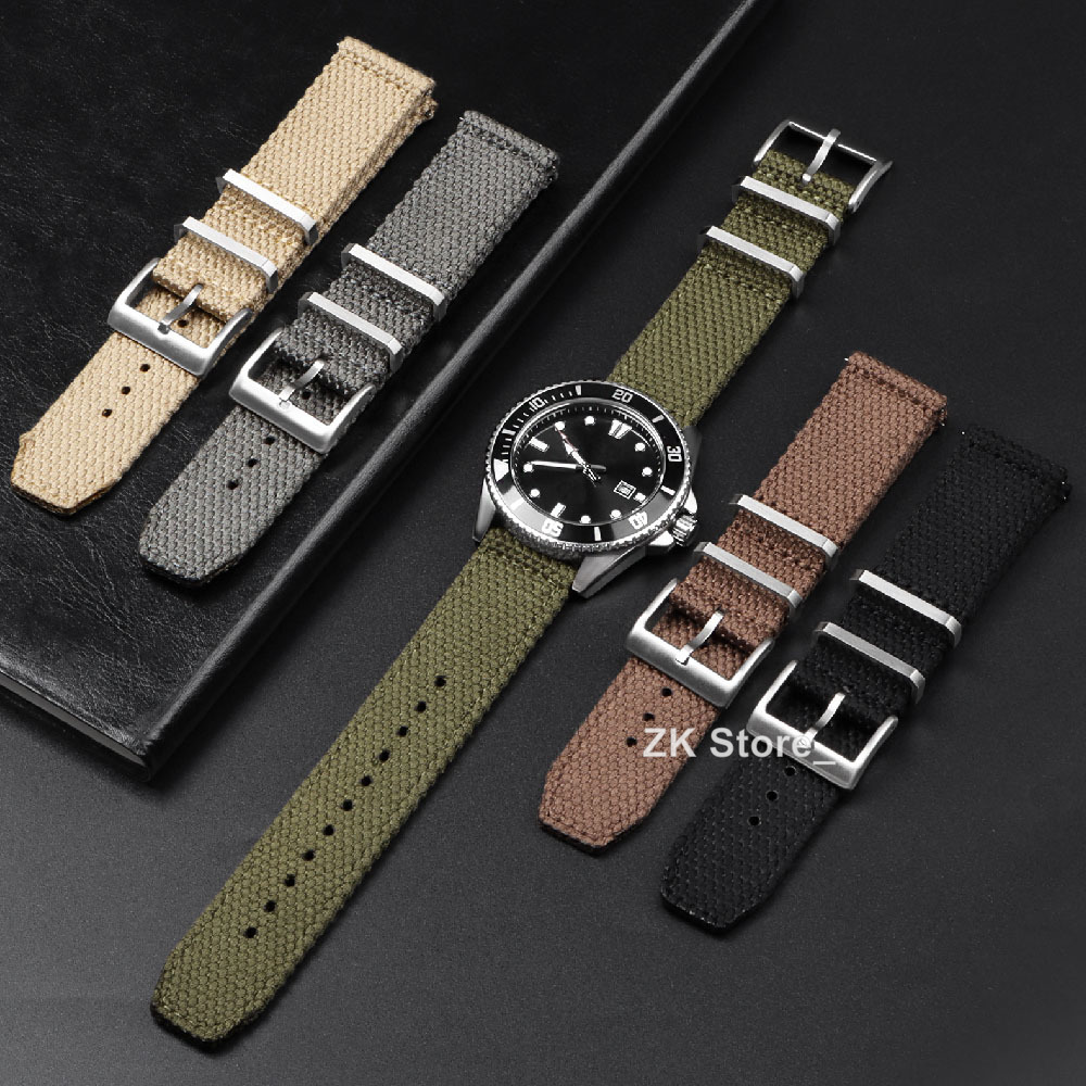 Lniane nylonowe paski do zegar – Smartwatch Army Watches For Men recenzja i cena