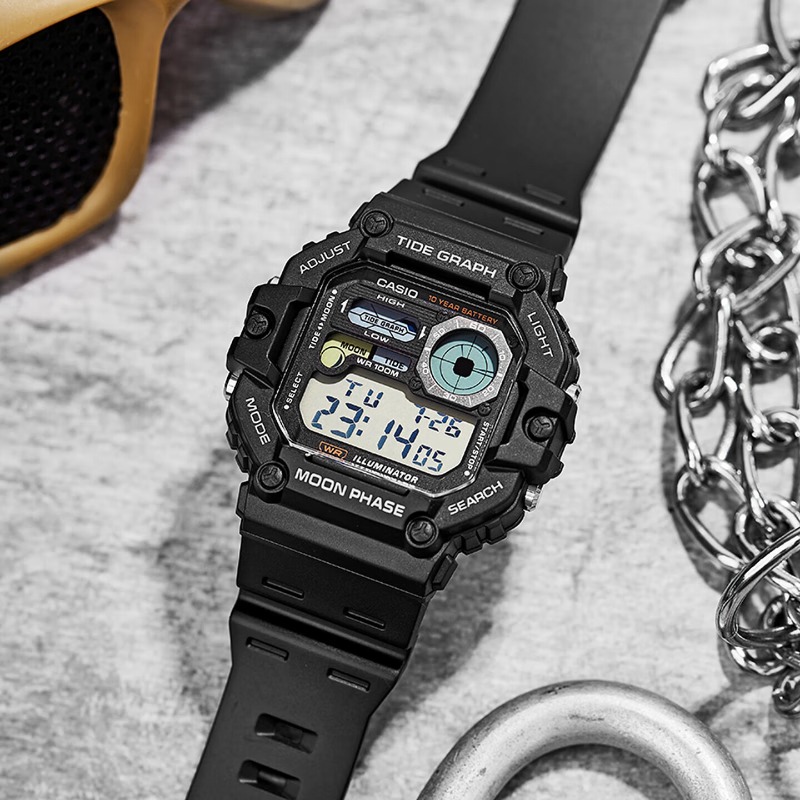 Cyfrowy zegarek Casio serii WS – Vintage Digital Watch recenzja i cena