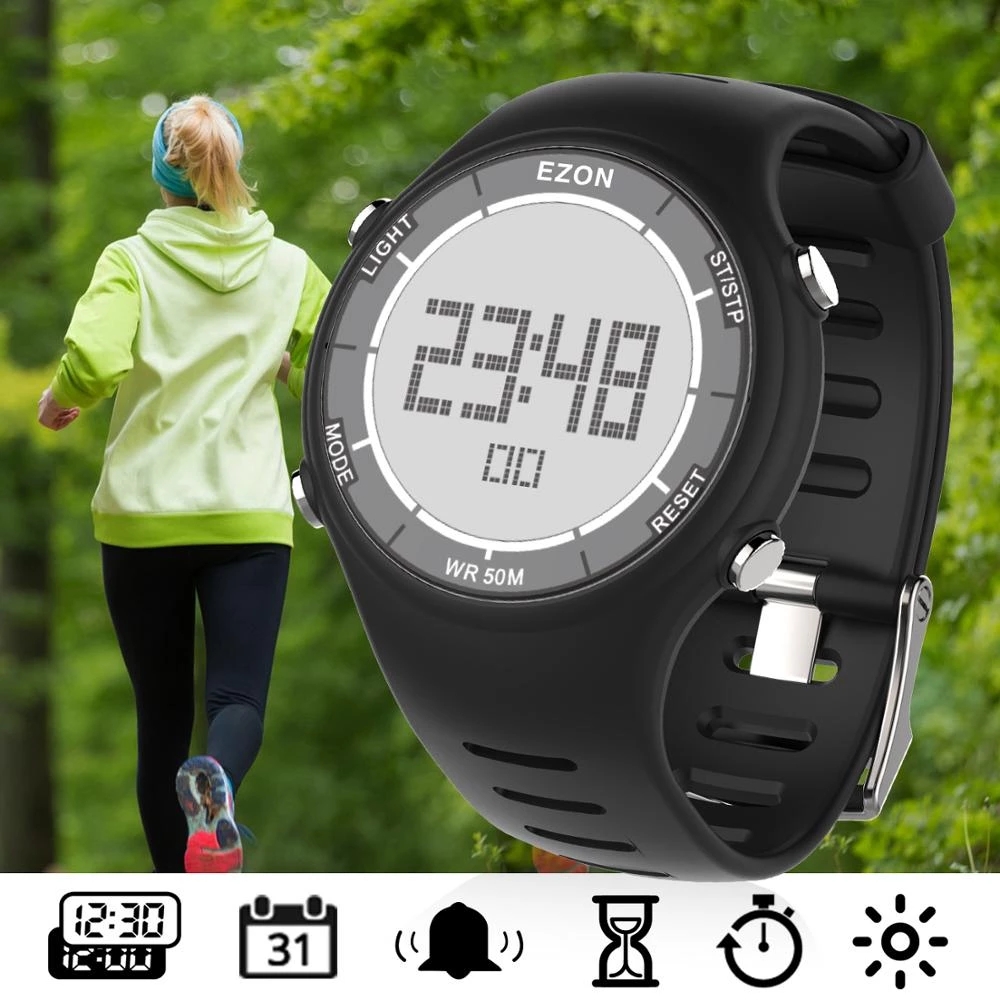 EZON Nowy Modny Damski Cyfrowy – Chronograph Sport Watch recenzja i cena