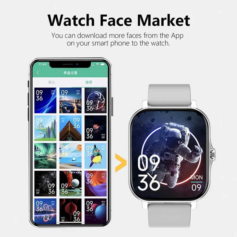 Lenovo 1.83 Wodoodporny Sporto – Smartwatch Health Watches recenzja i cena