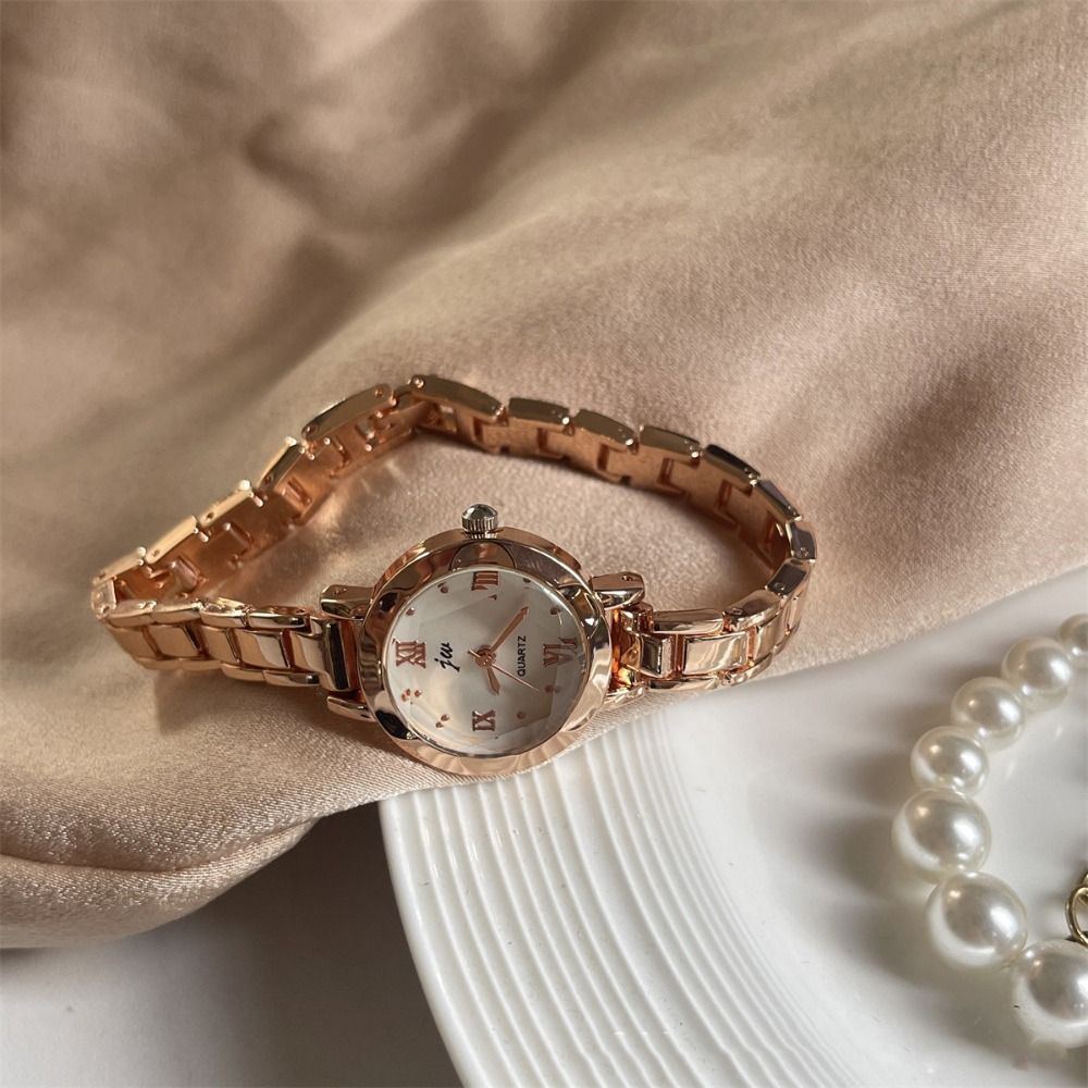 Klasyczny, wykwintny złoty zeg – Smartwatch Vintage Watches For Women recenzja i cena