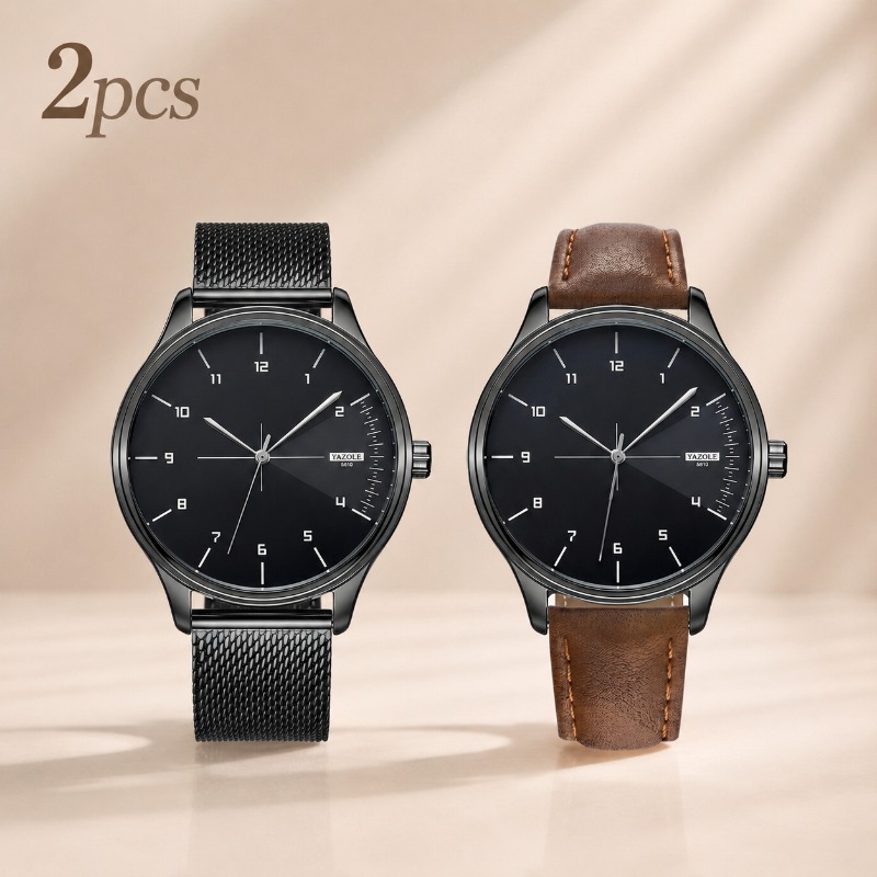 2 szt. Zegarek męski YAZOLE, b – Smartwatch Watches Best Gift For Men recenzja i cena