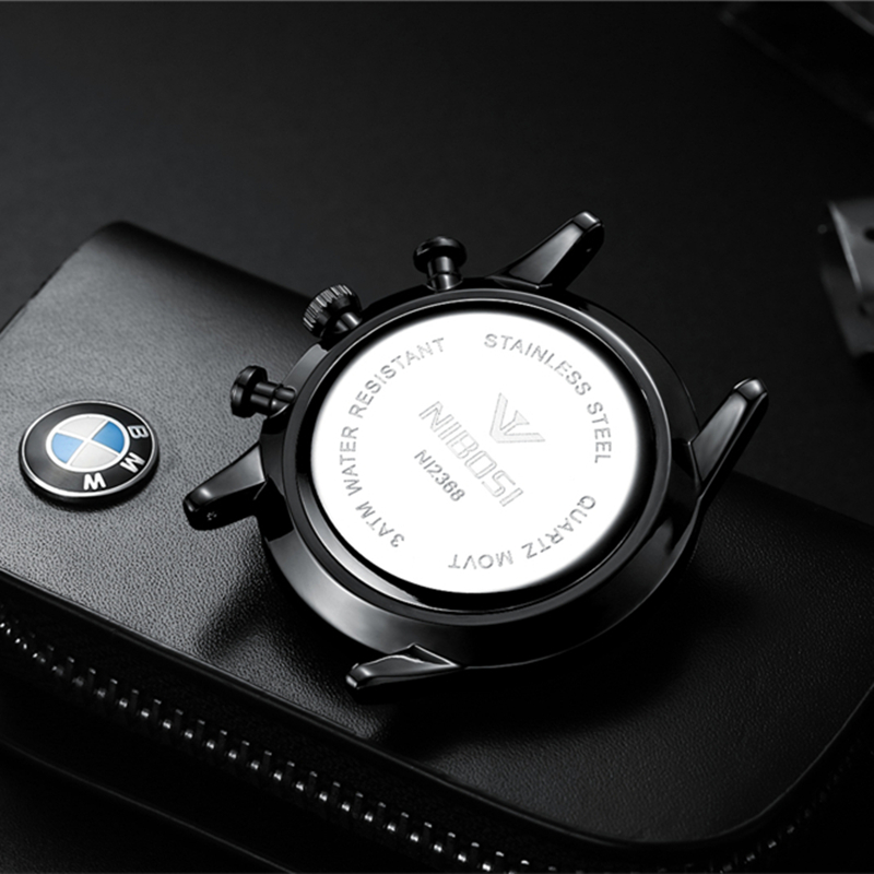 NIBOSI Modne Zegarki Męskie To – Chronograph Sport Watch recenzja i cena