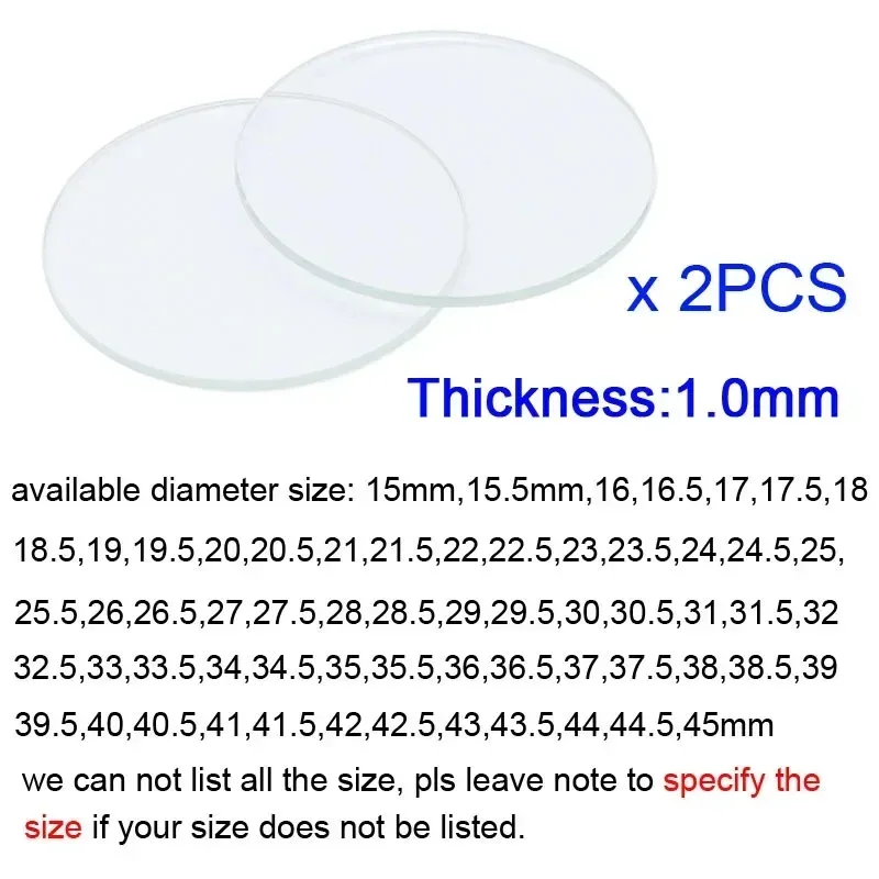 2 sztuki 15 - 45mm Płaskie Okr – Smart Watch Screen Protector recenzja i cena