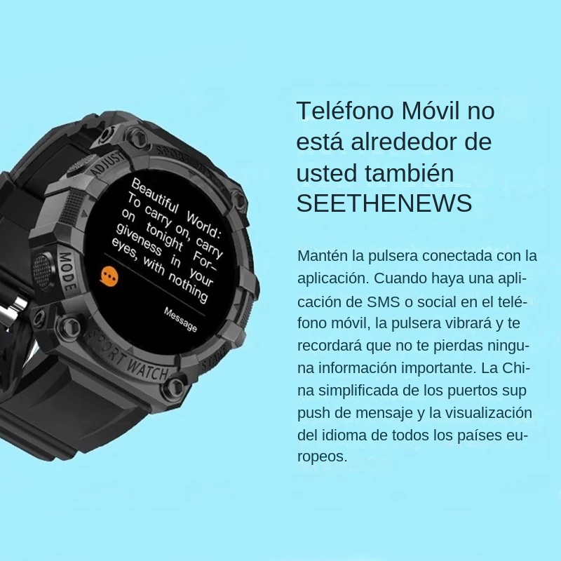 Smartwatch Męski Outdoor Sport – Watch Smart Y56 recenzja i cena