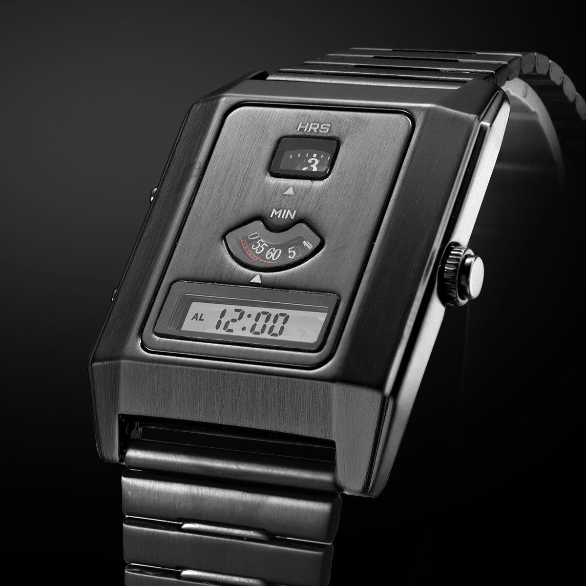 Męski zegarek kwarcowy z podwó – Vintage Digital Watch recenzja i cena