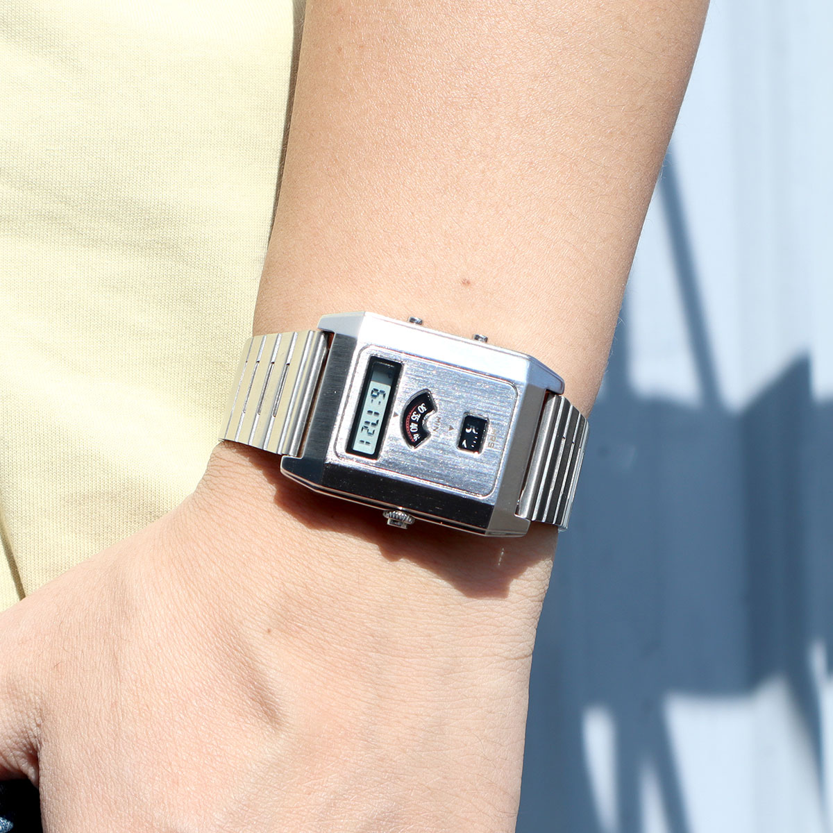 Męski zegarek kwarcowy z podwó – Vintage Digital Watch recenzja i cena