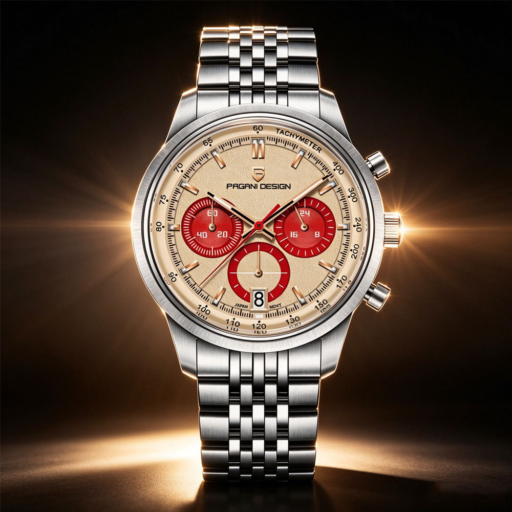PAGANI DESIGN Nowy Męski Zegar – Chronograph Sport Watch recenzja i cena