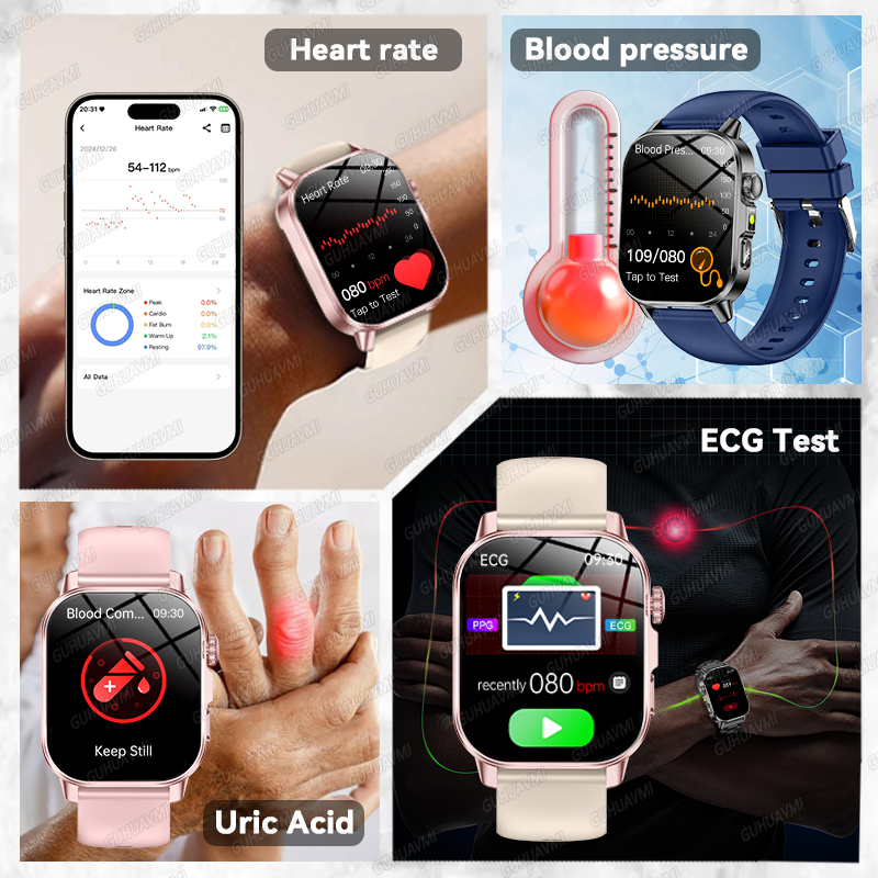 GUHUAVMI 2026 Nowy Precyzyjny  – Smartwatch Health Watches recenzja i cena