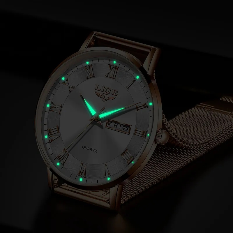 LIGE modny zegarek damski Top  – Chronograph Sport Watch recenzja i cena
