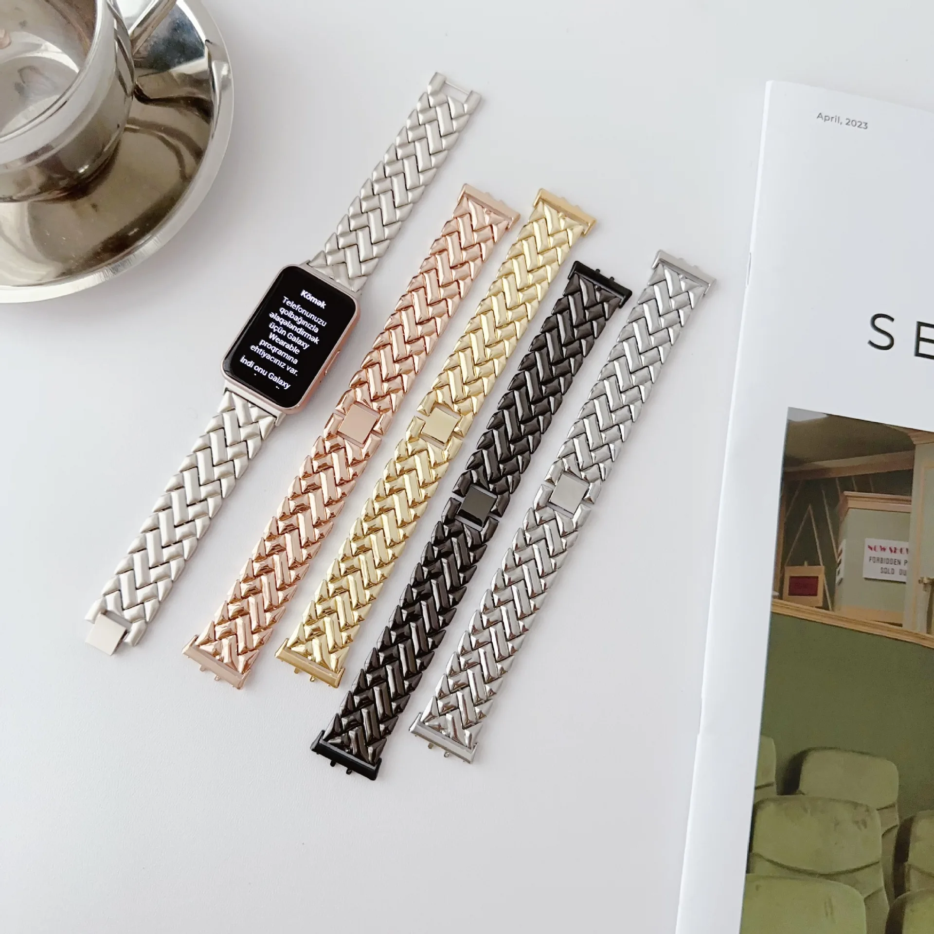 Nowy metalowy pasek do Samsung – Smartwatch Samsung Watches For Women recenzja i cena