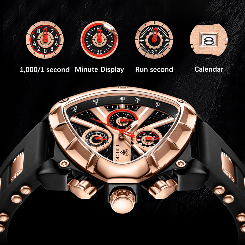 Zegarek męski LIGE Fashion, tr – Smartwatch Army Watches For Men recenzja i cena