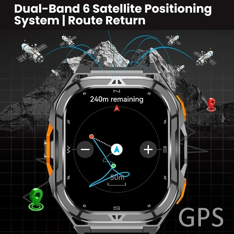 Luksusowy smartwatch AMOLED z  – Smartwatch Health Watches recenzja i cena