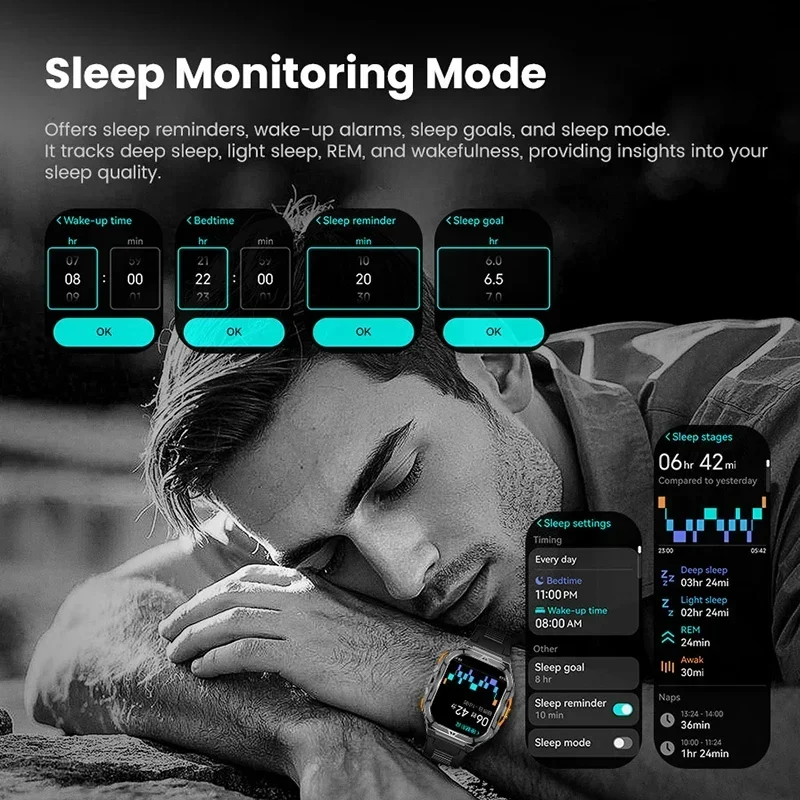 Luksusowy smartwatch AMOLED z  – Smartwatch Health Watches recenzja i cena