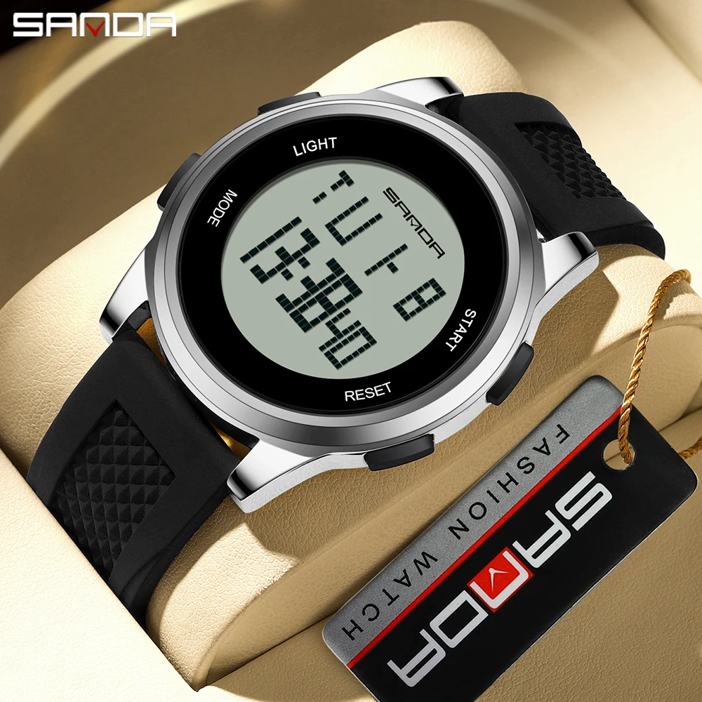 Zegarek cyfrowowy SANDA 9067 m – Smartwatch Army Watches For Men recenzja i cena