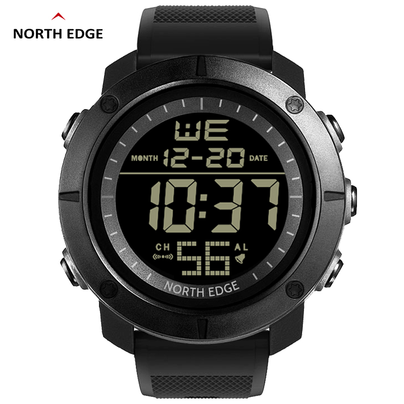NORTH EDGE męskie zegarki cyfr – Smartwatch Army Watches For Men recenzja i cena