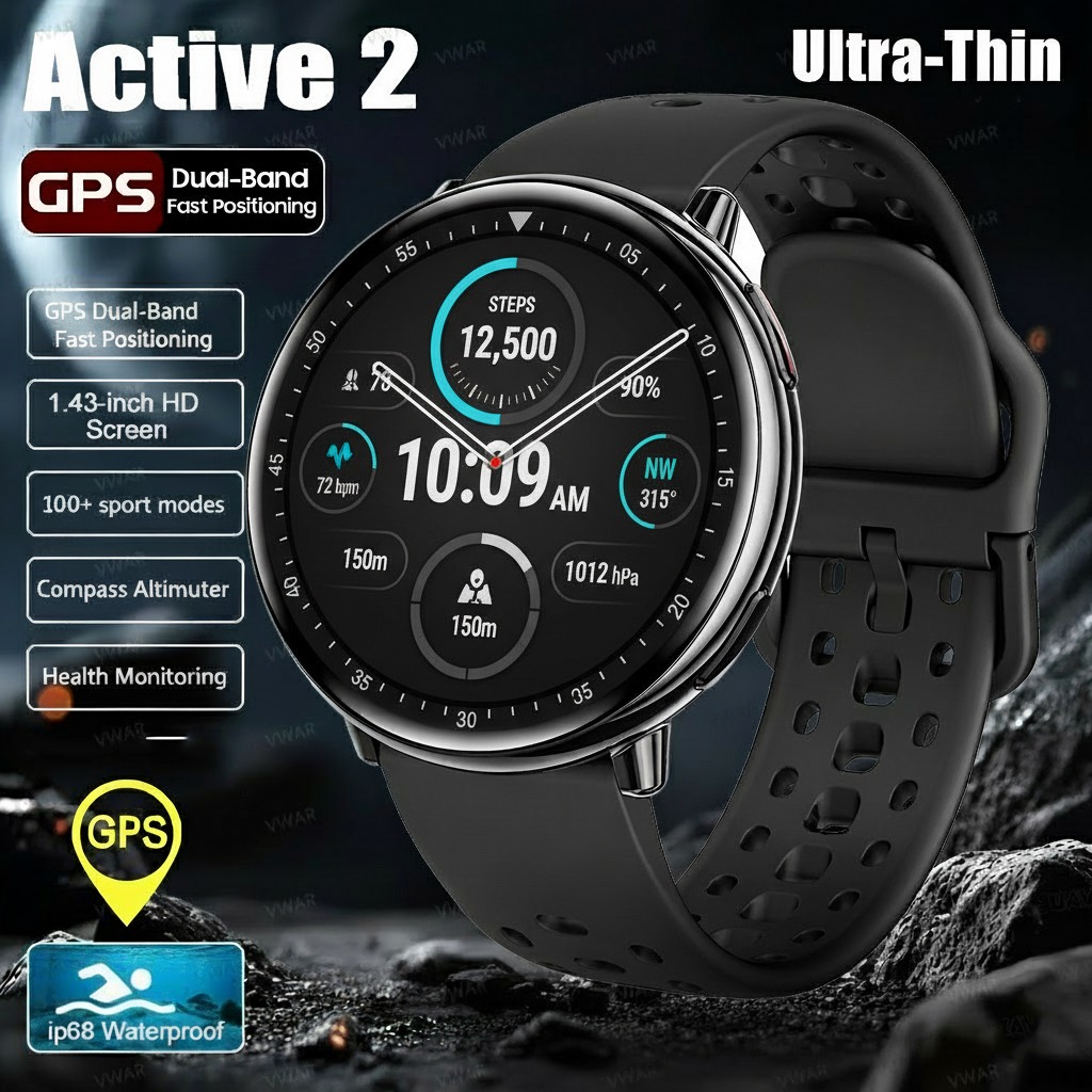 Nowy Smartwatch Active 2 z GPS – Smartwatch Samsung Watches For Women recenzja i cena