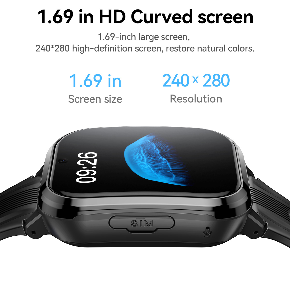 HOCO Y108 1.69-calowy zakrzywi – Smartwatch Watches For Kid Boy recenzja i cena